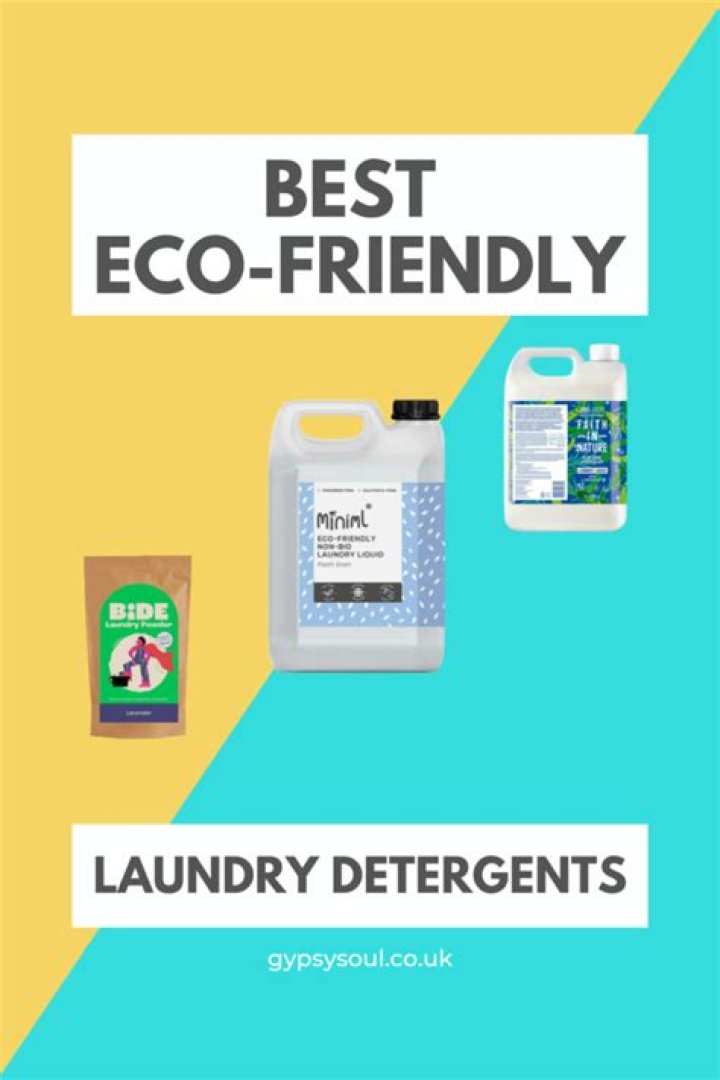 What is the best environmentally friendly laundry detergent